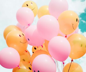 Balony z uśmiechami
