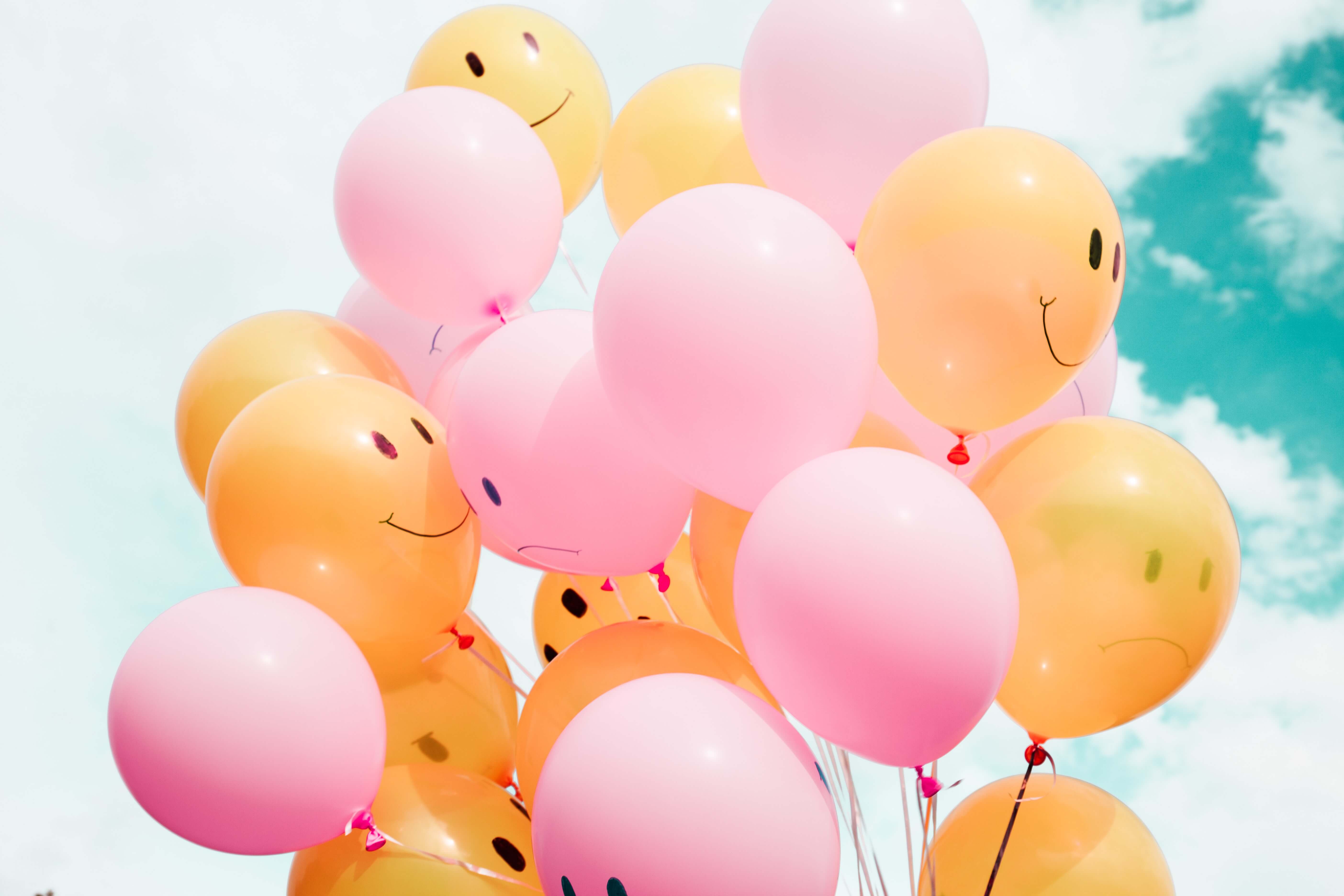 Balony z uśmiechami